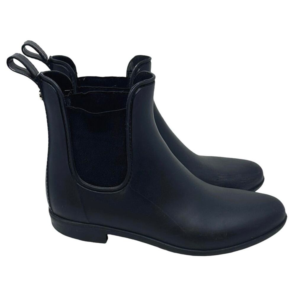 Sam Edelman black rubber booties size 9